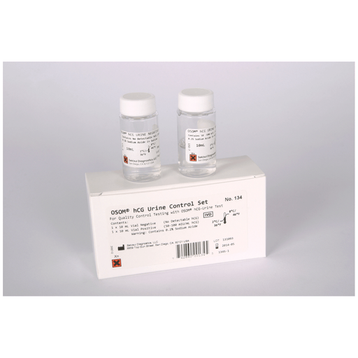 SEKISUI OSOM HCG URINE CONTROL SET - hCG Urine Control Set (1 positive & 1 negative per set) (Ships on ice) (Item is Non-Returnable & Non-Refundable) (Continental US Only) | Quantity - 1x EA