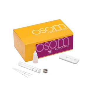 SEKISUI OSOM H. PYLORI - H. Pylori Test, CLIA Waived, 25 test/kt, 1 kt/ea (Item is Non-Returnable & Non-Refundable) (Continental US Only) | Quantity - 1x EA