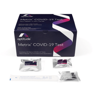 SEKISUI APTITUDE METRIX COVID-19 TESTMetrix COVID-19 Test, 25 tests/kt (6-months Dating) (Non-Returnable & Non-Refundable) | Quantity - 1x EA