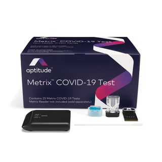 SEKISUI APTITUE METRIX COVID-19 TEST - Aptitude Metrix Bundle Contents:  (2) Aptitude Metrix COVID-19 Test, (25) Kits; (1) Reader, 1/ea (DROP SHIP TO END USER)(Non-Returnable & Non-Refundable) (Continental US Only) (DROP SHIP ONLY) | Quantity - 1x EA
