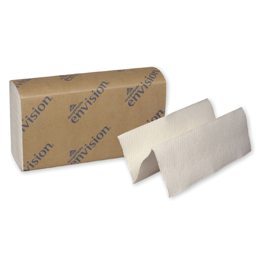 GEORGIA-PACIFIC ACCLAIM MULTIFOLD TOWELS - EPA Compliant Multifold Towels, Paper Band, White, 9" x 9", 250 ct/pk, 16 pk/cs | Quantity - 1x CS