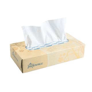 GEORGIA-PACIFIC PACIFIC BLUE SELECT FACIAL TISSUE - Facial Tissue, Flat Box, White, 8.4"x7.5", 100 sht/bx, 30 bx/cs (48 cs/plt) | Quantity - 1x CS