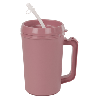 GMAX INSULATED MUGS - Insulated Mug, with Straw, 22 oz, Rose, 48/cs | Quantity - 1x CS