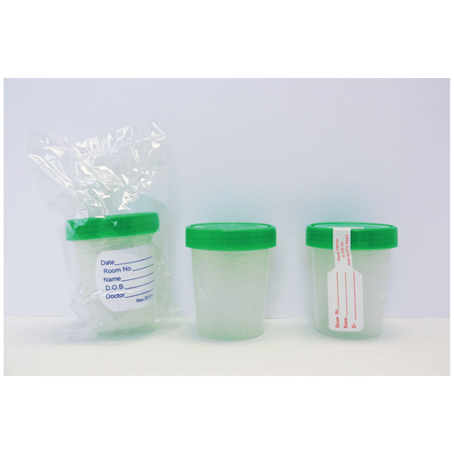 GMAX SPECIMEN CONTAINER - Specimen Container, Pneu-Tube, 90 ml, Wide Mouth, Sterile Inner Surface, 400/cs (18 cs/plt) | Quantity - 1x CS