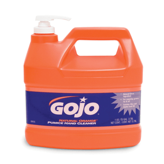 GOJO NATURAL ORANGE PUMICE HAND CLEANER - Hand Cleaner, One Gallon with Pump Dispenser, 4/cs | Quantity - 1x CS