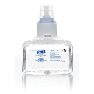 GOJO PURELL LTX-7 ADVANCED INSTANT HAND SANITIZER - Instant Hand Sanitizer, Refill, Foam, 700mL, 3/cs (196 cs/plt) (091201) (Item is considered HAZMAT and cannot ship via Air or to AK, GU, HI, MP, PR, VI) | Quantity - 1x CS
