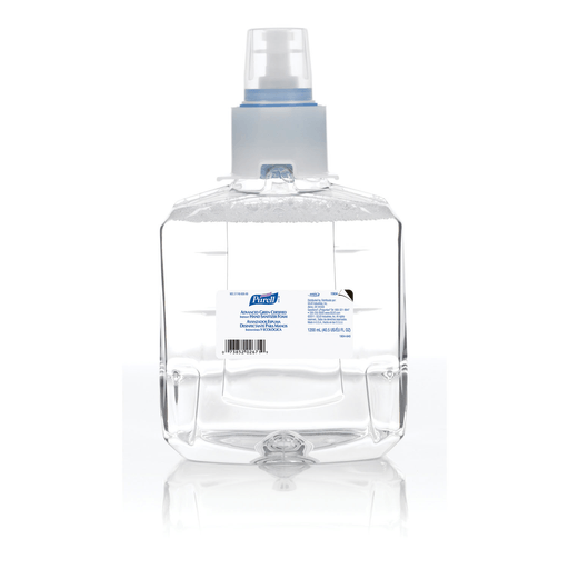 GOJO PURELL LTX-12 ADVANCED GREEN CERTIFIED INSTANT HAND SANITIZERLTX Instant Foam Hand Sanitizer, 1200mL, 2/cs (091208) (Item is considered HAZMAT and cannot ship via Air or to AK, GU, HI, MP, PR, VI) | Quantity - 1x CS