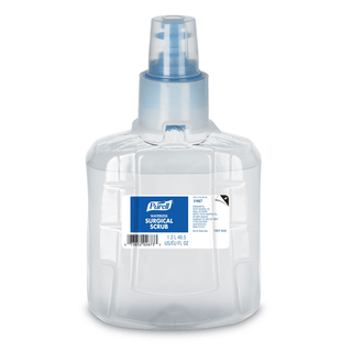 GOJO PURELL WATERLESS SURGICAL SCRUB - Surgical Scrub, Waterless, LTX 1200mL, Clear, 2/cs (HAZMAT Fees Apply, cannot ship via Air or to AK, GU, HI, MP, PR, VI) | Quantity - 1x CS