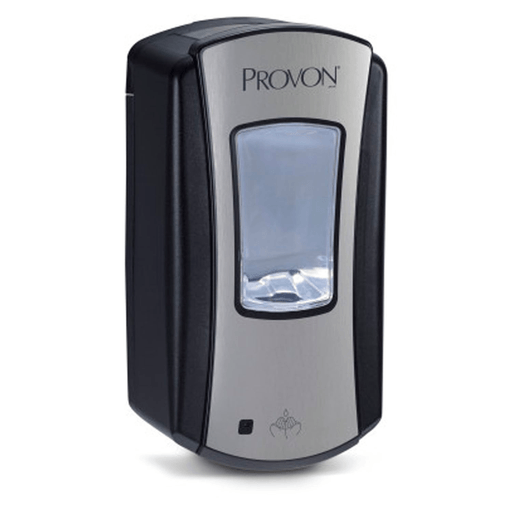 GOJO PROVON LTX-12 DISPENSERS - Dispenser, 1200mL, Chrome/ Black, 4/cs | Quantity - 1x CS