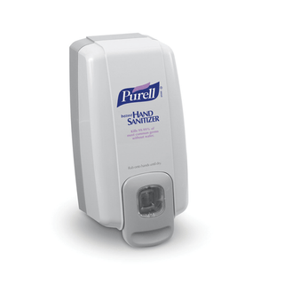 GOJO PURELL DISPENSERS & ACCESSORIES - Purell NXT Space Saver Dispenser, Push-Style, for Purell Hand Sanitizer Gel, 1000ml, Grey, 6/cs (80 cs/plt) (To Be DISCONTINUED) | Quantity - 1x CS
