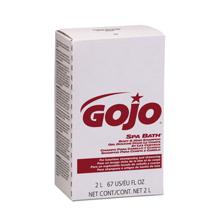 GOJO SPA BATH SHAMPOO - Body & Hair Shampoo, 2000mL, Refill, Pink, 4/cs | Quantity - 1x CS