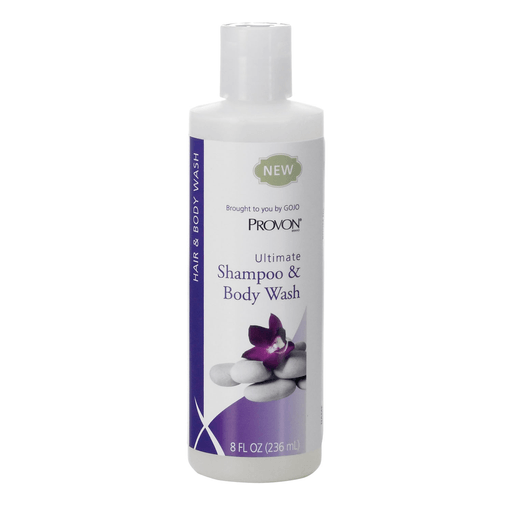 GOJO PROVON ULTIMATE SHAMPOO & BODY WASHShampoo & Body Wash, 8 oz Squeeze Bottle, 48/cs (64 cs/plt) | Quantity - 1x CS