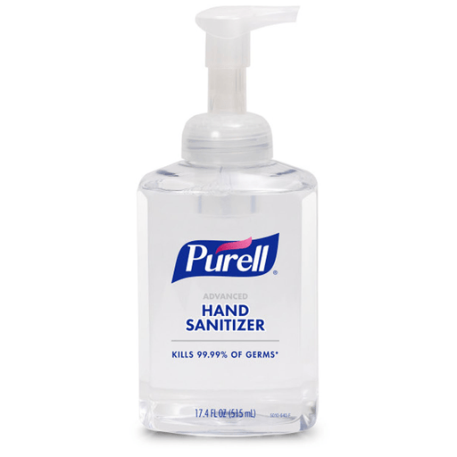 GOJO PURELL ADVANCED INSTANT HAND SANITIZERPURELL Advanced Hand Sanitizer Foam, 17.4 fl oz Pump Bottle, 4/cs | Quantity - 1x CS
