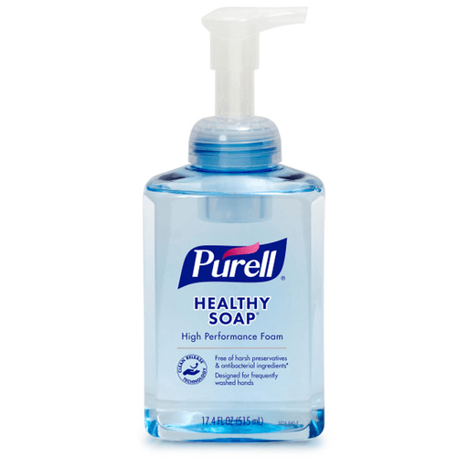 GOJO PURELL HEALTHY SOAP - PURELL HEALTHY SOAP 0.5% PCMX Antimicrobial Foam, 17.4 fl oz Pump Bottle, 4/cs | Quantity - 1x CS