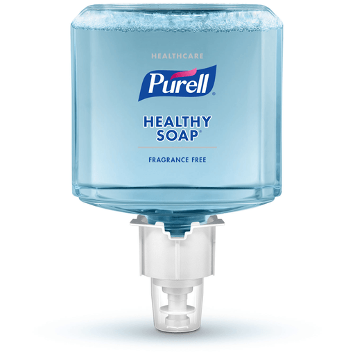 GOJO PURELL ES4 DISPENSERS & REFILLS - Healthcare Healthy Soap Gentle & Free Foam, 1200 ml, Clear, 2/cs | Quantity - 1x CS