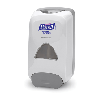 GOJO PURELL FMX-12 MANUAL DISPENSER - Purell FMX-12 Hand Sanitizer Dispenser, Push-Style, 1200ml, Gray, 6/cs (48 cs/plt) | Quantity - 1x CS