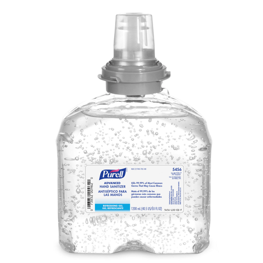 GOJO PURELL ADVANCED INSTANT HAND SANITIZER - TFX Instant Hand Sanitizer, 1200mL, 4/cs (Item is considered HAZMAT and cannot ship via Air or to AK, GU, HI, MP, PR, VI) | Quantity - 1x CS
