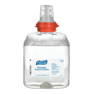 GOJO PURELL SURGICAL SCRUBPurell Surgical Scrub 1200mL TFX Refill, Clear, 4/cs (Item is considered HAZMAT and cannot ship via Air to AK, GU, HI, MP, PR, VI) | Quantity - 1x CS