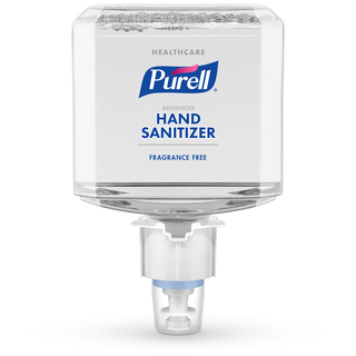 GOJO PURELL ES6 DISPENSERS & REFILLS - Healthcare Advanced Hand Sanitizer Gentle & Free Foam, 1200 ml, Clear, 2/cs (Item is considered HAZMAT and cannot ship via Air or to AK, GU, HI, PR, VI) | Quantity - 1x CS