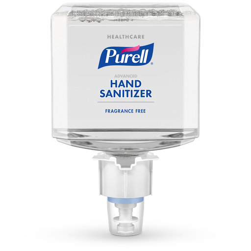 GOJO PURELL ES6 DISPENSERS & REFILLS - Healthcare Advanced Hand Sanitizer Gentle & Free Foam, 1200 ml, Clear, 2/cs (Item is considered HAZMAT and cannot ship via Air or to AK, GU, HI, MP, PR, VI) | Quantity - 1x CS