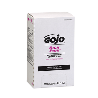 GOJO PRO 2000 BAG-IN-BOX SYSTEM - Rich Pink Antibacterial Lotion Soap, 4/cs | Quantity - 1x CS