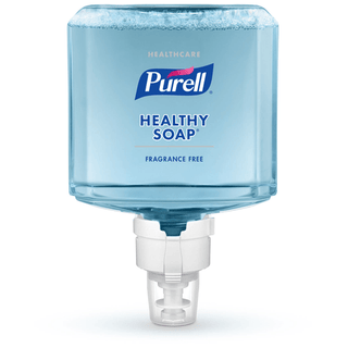 GOJO PURELL ES8 DISPENSERS & REFILLS - Healthcare Healthy Soap Gentle & Free Foam, 1200 ml, Clear, 2/cs (160 cs/plt) | Quantity - 1x CS