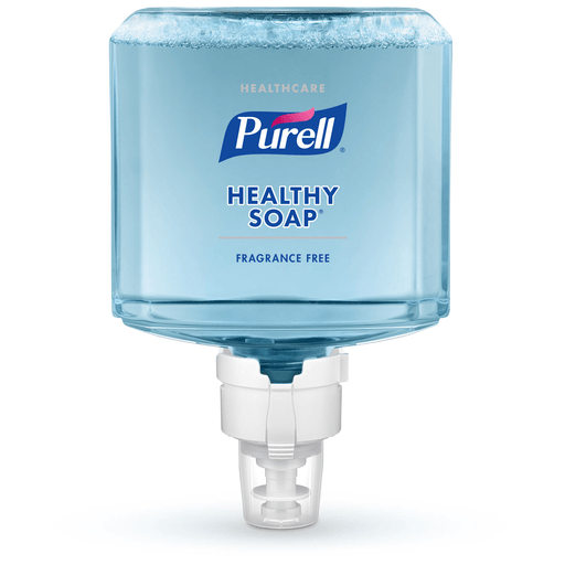 GOJO PURELL ES8 DISPENSERS & REFILLS - Healthcare Healthy Soap Gentle & Free Foam, 1200 ml, Clear, 2/cs (160 cs/plt) | Quantity - 1x CS