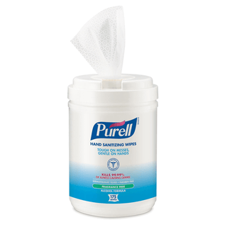 GOJO PURELL SANITIZING HAND WIPES - Wipes, Individually Wrapped, 40 Ct. Self-Dispensing Display Box, 12/cs (Item is considered HAZMAT and cannot ship via Air to AK, GU, HI, PR or VI) | Quantity - 1x CS