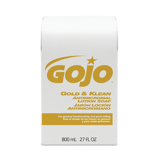 GOJO 800ML VALUE LINE - Gold & Klean Antimicrobial Lotion Soap, 12/cs | Quantity - 1x CS