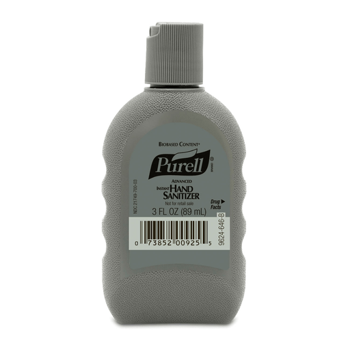 GOJO PURELL ADVANCED INSTANT HAND SANITIZERInstant Hand Sanitizer, 3 fl oz FST Bottle, Foliage Green with Disc-Cap, 24/cs (Item is considered HAZMAT and cannot ship via Air or to AK, GU, HI, MP, PR, VI) | Quantity - 1x CS
