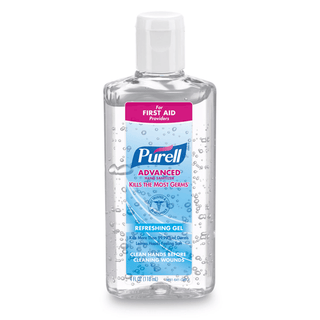 GOJO PURELL ADVANCED INSTANT HAND SANITIZER - Instant Hand Sanitizer, 4 fl oz Bottle with Flip-Cap, Original, 24/cs (252 cs/plt) (Item is considered HAZMAT and cannot ship via Air or to AK, GU, HI, MP, PR, VI) | Quantity - 1x CS
