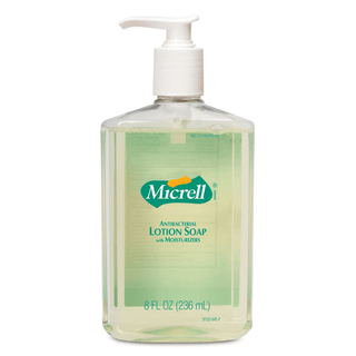 GOJO MICRELL ANTIBACTERIAL LOTION SOAP - Lotion Soap, 8 oz Pump Bottle, 12/cs | Quantity - 1x CS