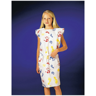 GRAHAM MEDICAL QUALITY PEDIATRIC EXAMINATION GOWNS - Pediatric Exam Gown, TPT, 20" x 36", Tiny Tracks Print, 50/cs (112 cs/plt) | Quantity - 1x CS