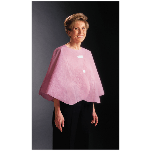 GRAHAM MEDICAL EXAMINATION PONCHOS - Exam Poncho, Mauve, 48" x 23", 25/cs | Quantity - 1x CS