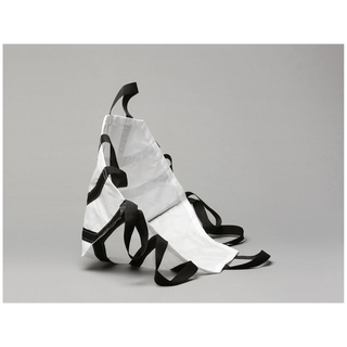GRAHAM MEDICAL MEGAMOVER TRANSPORT CHAIR - MegaMover Transport Chair, 36" x 36", White, Black Straps, 10/cs | Quantity - 1x CS