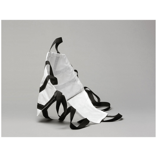 GRAHAM MEDICAL MEGAMOVER TRANSPORT CHAIR - MegaMover Transport Chair, 36" x 36", White, Black Straps, 10/cs | Quantity - 1x CS