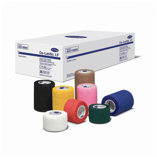 HARTMANN USA CO-LASTIC LF COHESIVE ELASTIC BANDAGESBandage, Cohesive, Elastic, 3" x 5 yds, 8 Assorted Colors, Latex Free (LF), 24/cs | Quantity - 1x CS