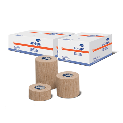 HARTMANN USA AC-TAPE LF ELASTIC ADHESIVE BANDAGES - Adhesive Tape, 1" x 5 yds, 12 rl/bx, 12 bx/cs | Quantity - 1x CS