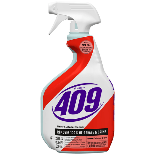 CLOROX FORMULA 409 CLEANERFormula 409 Multi-Surface Cleaner, Spray Bottle, 22 fl oz, 9/cs (Temporarily Unavailable for Sale) | Quantity - 1x CS