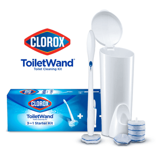 CLOROX TOILET BOWL CLEANERClorox ToiletWand Disposable Toilet Cleaning System, Includes: ToiletWand, Storage Caddy and 6 Disinfecting ToiletWand Refill Heads, 6/cs | Quantity - 1x CS