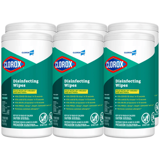 CLOROX COMMERCIAL SOLUTIONS DISINFECTING WIPES - Clorox Compostable Cleaning Wipes, All Purpose Wipes, Free & Clear, 75 ct, 6/cs (Continental US Only) | Quantity - 1x CS