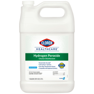 CLOROX HEALTHCARE HYDROGEN PEROXIDE CLEANER - Wipes, Hydrogen Peroxide Disinfectant Cleaner, 6.75 x 5.75, 155/can, 6/cs (75 cs/plt) | Quantity - 1x CS