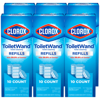 CLOROX TOILET BOWL CLEANER - Toiletwand Disposable Toilet Cleaning Refill, 10ct, 6/cs (Continental US Only) | Quantity - 1x CS