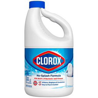 CLOROX BLEACH - Clorox Splash-Less Bleach, Disinfecting Bleach, Regular, 77 oz, 6/cs | Quantity - 1x CS