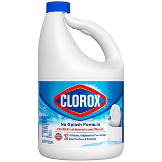 CLOROX BLEACH - Clorox Splash-Less Bleach, Disinfecting Bleach, Regular, 117 oz, 3/cs (Continental US Only) | Quantity - 1x CS