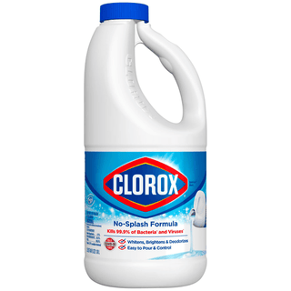 CLOROX BLEACH - Clorox Splash-Less Bleach, Disinfecting Bleach, Regular, 77 oz, 6/cs | Quantity - 1x CS