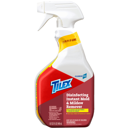 CLOROX TILEX PRODUCTS - CloroxPro Tilex Disinfecting Instant Mold and Mildew Remover Spray, 32 fl oz, 9/cs (Continental US Only) | Quantity - 1x CS