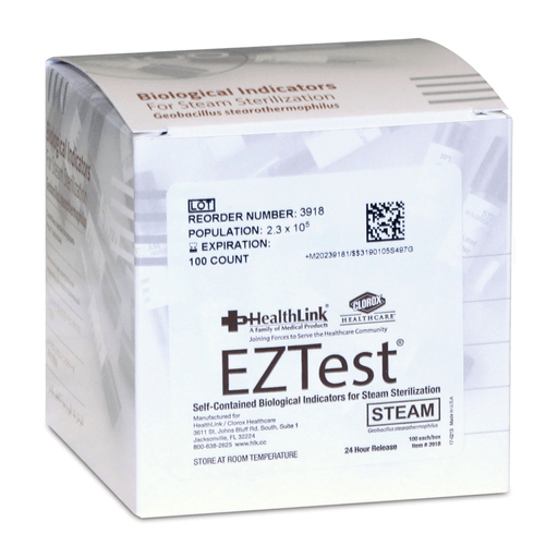 EDM3 BIOLOGICAL INDICATORSEZTest Steam, Plastic vial, 100/bx | Quantity - 1x BX