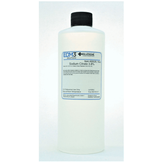 EDM3 STAINS AND REAGENTSSodium Citrate, 3.8%, 16oz, Non-Regulatory | Quantity - 1x EA