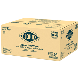 CLOROX COMMERCIAL SOLUTIONS DISINFECTING WIPES - Clorox Compostable Cleaning Wipes, All Purpose Wipes, Free & Clear, 75 ct, 6/cs (Continental US Only) | Quantity - 1x CS